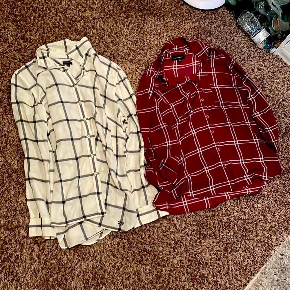 Two shirt button down bundle